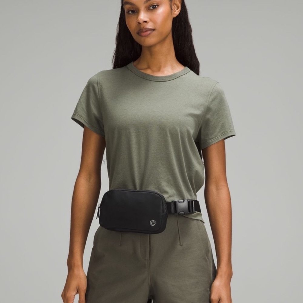 Lululemon Athletica Black Crossbody Bag with Sleek Design